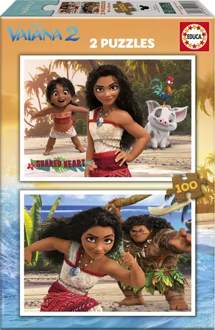 Educa Puzzle Moana 2 / 2x 100 Teile