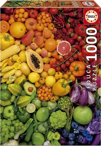 Educa Puzzle Bunte Vitamine / 1000 Teile