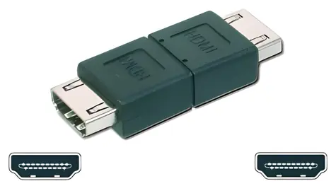 Digitus HDMI A schwarz / Kupplung / Buchse/Buchse / HDMI