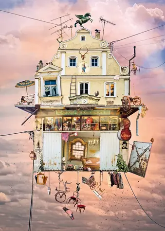 HEYE Puzzlehaus voller Schätze / 1000 Teile