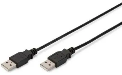 Digitus AK-300101-010-S schwarz / USB-Kabel / USB-A / 1 m