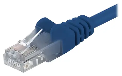 Goobay 68432 blau / Netzwerkkabel / Cat6 / U/UTP