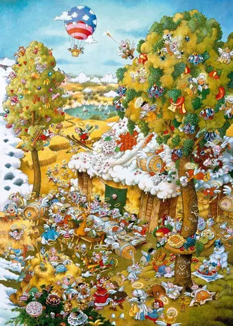 HEYE Puzzle Paradies: Im Sommer / 1000 Teile / 50 x 70 cm