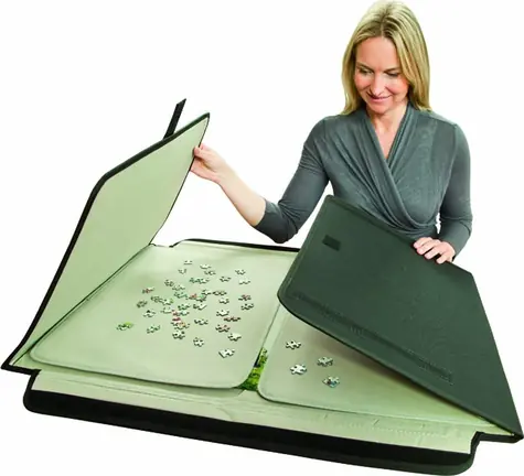 JUMBO Puzzle-Ordner Porta Puzzle Standard / bis zu 1000 Teile / 68 × 49 cm / Klettverschluss