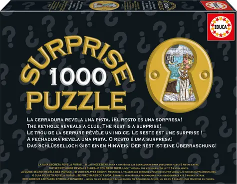 Educa Überraschungspuzzle Ritterrunde / 1000 Teile