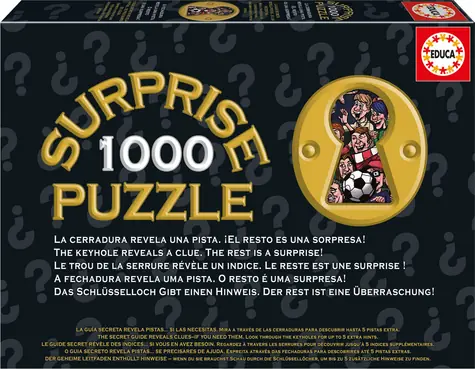 Educa Überraschungspuzzle Shoot! / 1000 Teile