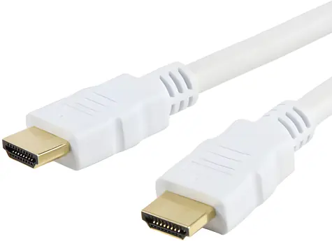 Techly HDMI-HDMI weiß / Verbindungskabel / 4K / 5 m