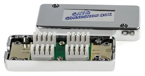 Xtendlan Silber / Anschlussdose / CAT6 / geschirmt / RJ45 / Krone