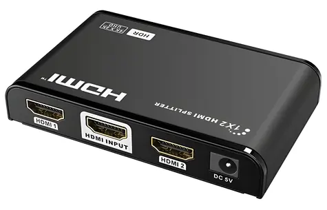 Xtendlan HDMI-Splitter / 1 Eingang / 2 Ausgänge / 4K 60Hz