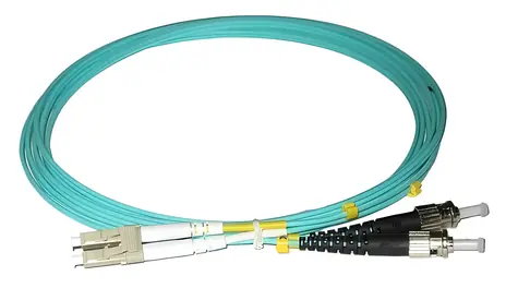 Xtendlan LC-ST 2 m / Optisches Patchkabel / Multimode 50/125 OM3 / Duplex / LS0H