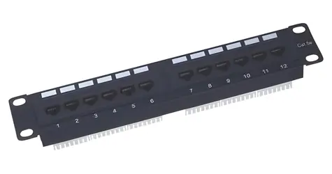 Xtendlan 10" 12-Ports Cat5e / Patchpanel / 1 HE