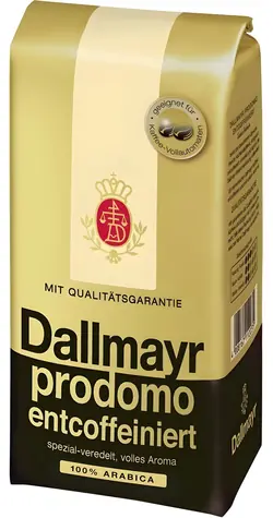 Dallmayr Prodomo ohne Koffein 500 g / Kaffeebohnen