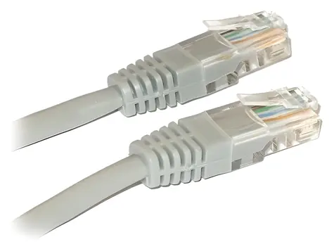 Xtendlan graues Patchkabel / Cat5e UTP / 0,25 m