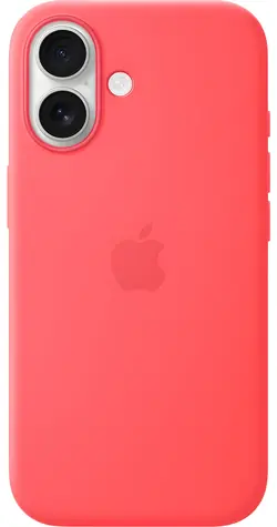 Apple Silikonhülle für iPhone 17, Farbe: Bright Guava / Hülle / Silikon / MagSafe