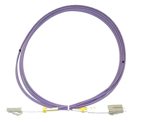 Xtendlan FO Patchkabel LC-LC / Optisches Patchkabel / Multimode 50/125 OM4 / LC-LC Duplex / 10 m / LS0H