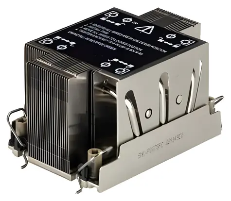 SuperMicro SNK-P0078PC / Passiver CPU-Kühler 2U / LGA4189 (Sockel P+) / seitlicher Luftstromkanal