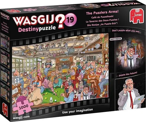JUMBO-Puzzle Wasgij in einem englischen Pub / 1000 Teile / ab 12 Jahren