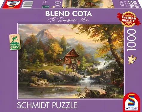 Schmidt Puzzle Sommerhaus / 1000 Teile / ab 12 Jahren