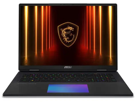 MSI Titan 18 HX A2XWJG-656 Schwarz / Notebook / 18" UHD+ / Core Ultra 9 285HX / 64 GB / 6 TB SSD / RTX 5090 24 GB / Windows 11