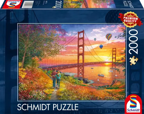 Schmidt Puzzle Golden Gate Bridge / 2000 Teile / ab 12 Jahren