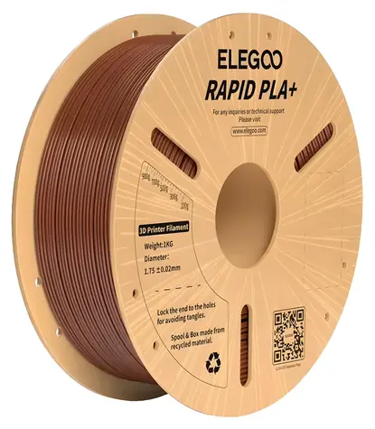 Elegoo Rapid PLA+ braun / Filament für 3D-Drucker / PLA+ / 1,75 mm / 1 kg