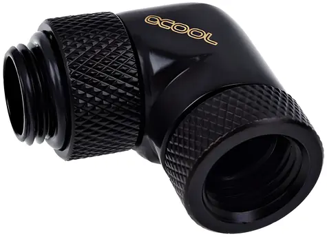 Alphacool Eiszapfen 90° schwarz / Winkeladapter / G1/4 / Drehanschluss