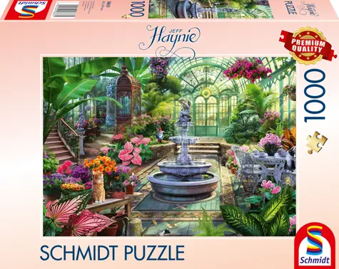 Schmidt Puzzle Gewächshaus / 1000 Teile / ab 12 Jahren
