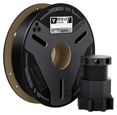 ELEGOO PETG-CF schwarz / Druckfilament / mit Kohlenstofffasern / 0,5 kg
