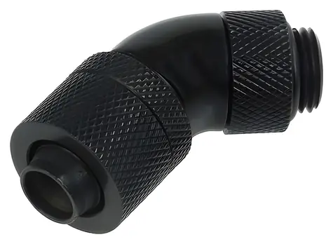 Alphacool HF 45° G1/4 schwarz / Gewinde / 13/10 mm / drehbar