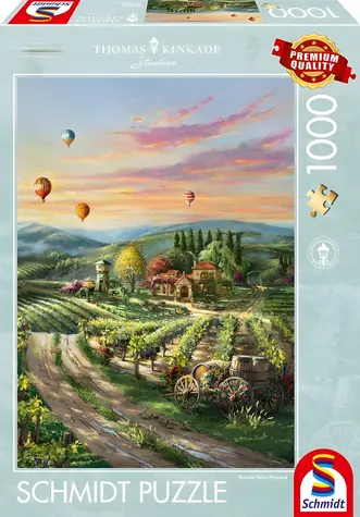 Schmidt Puzzle Friedlicher Weinberg / 1000 Teile / ab 12 Jahren