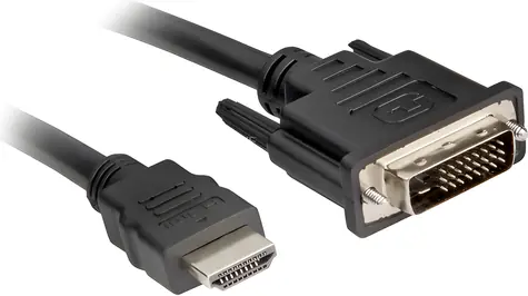 Sharkoon HDMI - DVI-D schwarz / Adapter / 24+1 / 3M / 3840x2400