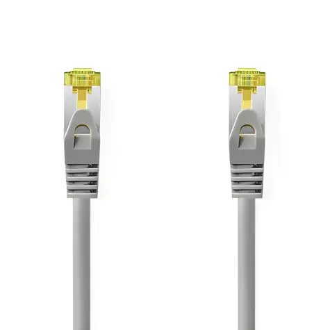 Nedis grau / Patchkabel / Cat 8.1 / S/FTP / RJ45 / 0,5 m / LSZH