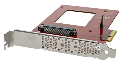 StarTech U.2 SFF-8639 rot / Adapter / PCIe / für 2,5" SSD