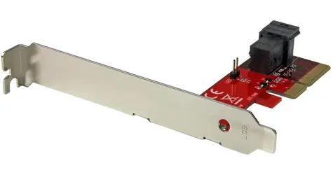 StarTech U.2 auf PCIe rot / Adapter / für 2,5" NVMe SSD / U.2