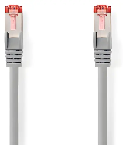 Nedis CAT6 S/FTP grau / Netzwerkkabel / 1 m / LSZH