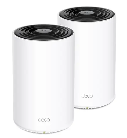 TP-LINK Deco PX10 (2er-Pack) / WiFi 6 Powerline Mesh-System AX1500 / AV1000 / Dualband / 2,4 GHz - 300 Mbit/s