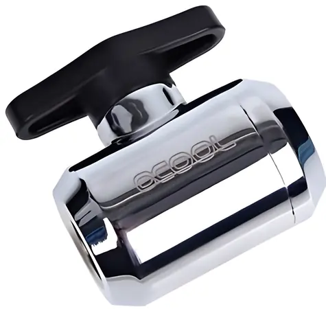 Alphacool Eiszapfen chrom / Kugelhahn / G1/4 / 2-Wege