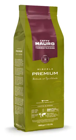 Mauro Caffé Premium 1 kg / Kaffeebohnen / 50 % Arabica & 50 % Robusta