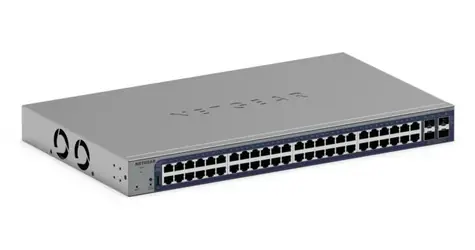 Netgear GS752TX / Switch / 48x Gigabit RJ-45 / 4X SFP+ / LACP-Aggregation / ohne PoE