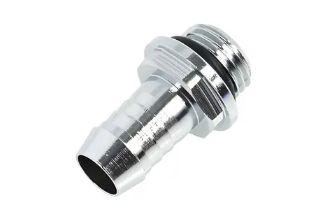 Alphacool HF Chrom / Adapter / G1/4 AG auf 10 mm ID / gerade