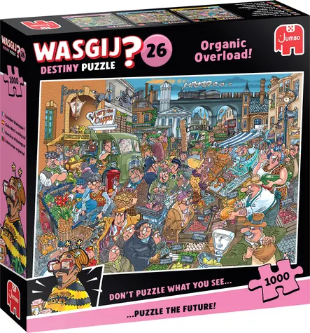 Jumbo-Puzzle WASGIJ Destiny 26: Organic Overload! / 1000 Teile / ab 15 Jahren