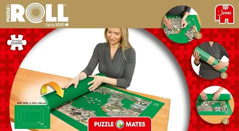 JUMBO Rollpuzzlematte / 150 x 100 cm / bis zu 3000 Teile