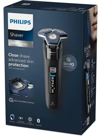 Philips S7886/35 schwarz / Rasierer / Nass- und Trockenrasur / Bluetooth / LED-Display