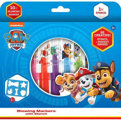 JIRI MODELS Paw Patrol Blasmarker / 10+1 Stück / Vorlage