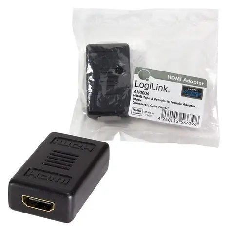 LogiLink HDMI-Anschluss schwarz / Anschluss / HDMI - HDMI / HDMI 1.3b