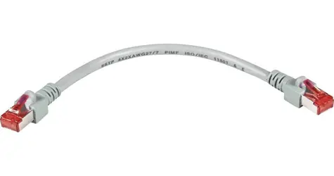 EFB Cat6a S/FTP grau / Patchkabel / RJ-45 / 0,15 m / LSZH