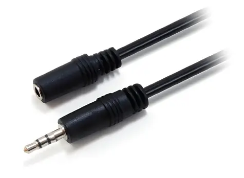 Equip / Audiokabel / 3,5-mm-Klinkenstecker - 3,5-mm-Klinkenstecker / Anschluss / 2,5 m / schwarz