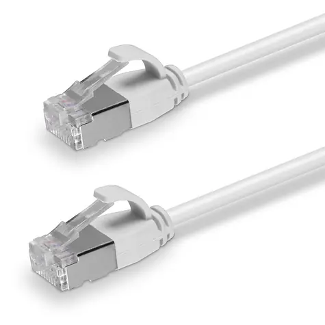 Lindy Cat.6A U/FTP Ultra Slim 1 m grau / Patchkabel / RJ-45 / LSZH / O 3,6 mm
