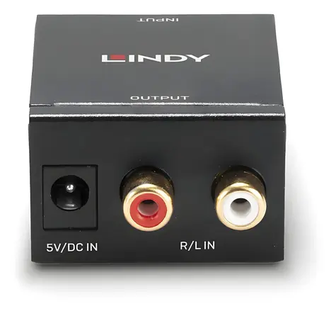 Lindy Audio Phono zu TosLink und Koaxial / Wandler / ADC / Analog zu Digital Signal