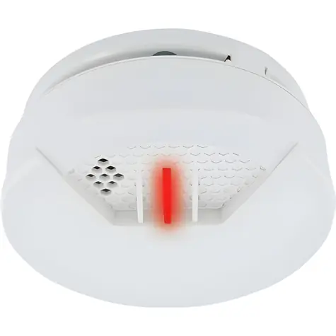 Schwaiger batteriebetriebener Rauchmelder, weiß / Rauchmelder / Z-Wave / 85 dB / Reichweite 3 m